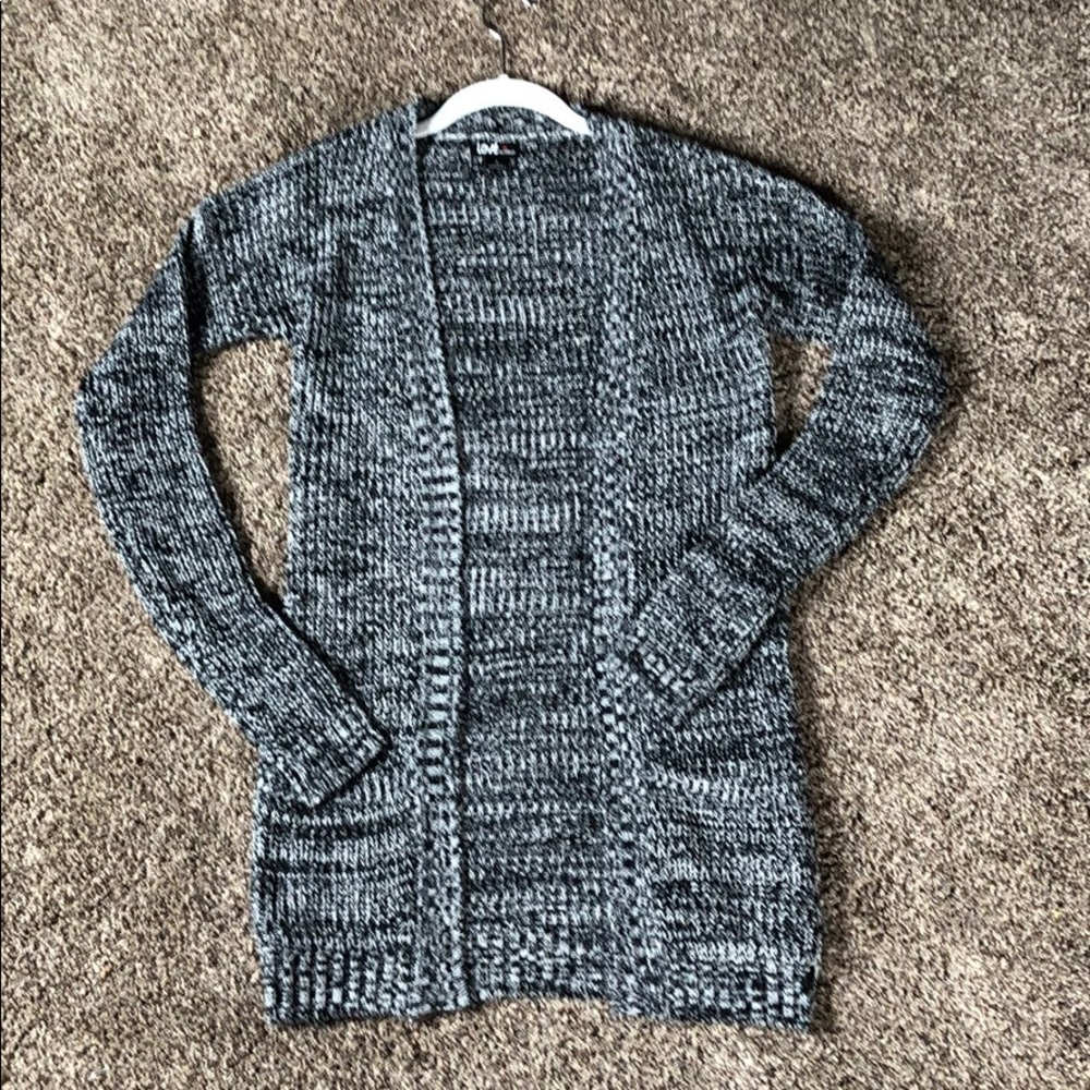 Long marbled cardigan